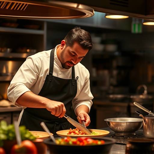Imagen de Javier Torres cocinando en 'El Rincón del Chef'.