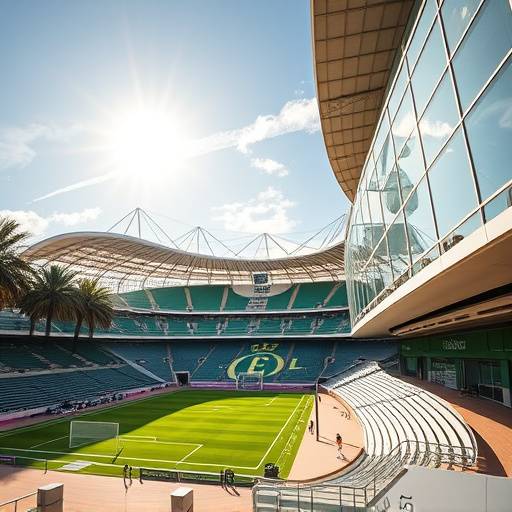 Imagen de la nueva ciudad deportiva del Real Betis Balompié